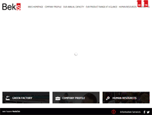 Tablet Screenshot of beks.com.tr